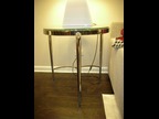 chrome end table