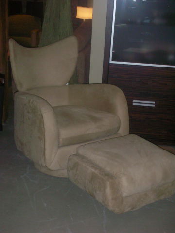 v. kagan swivel chair/ottoman